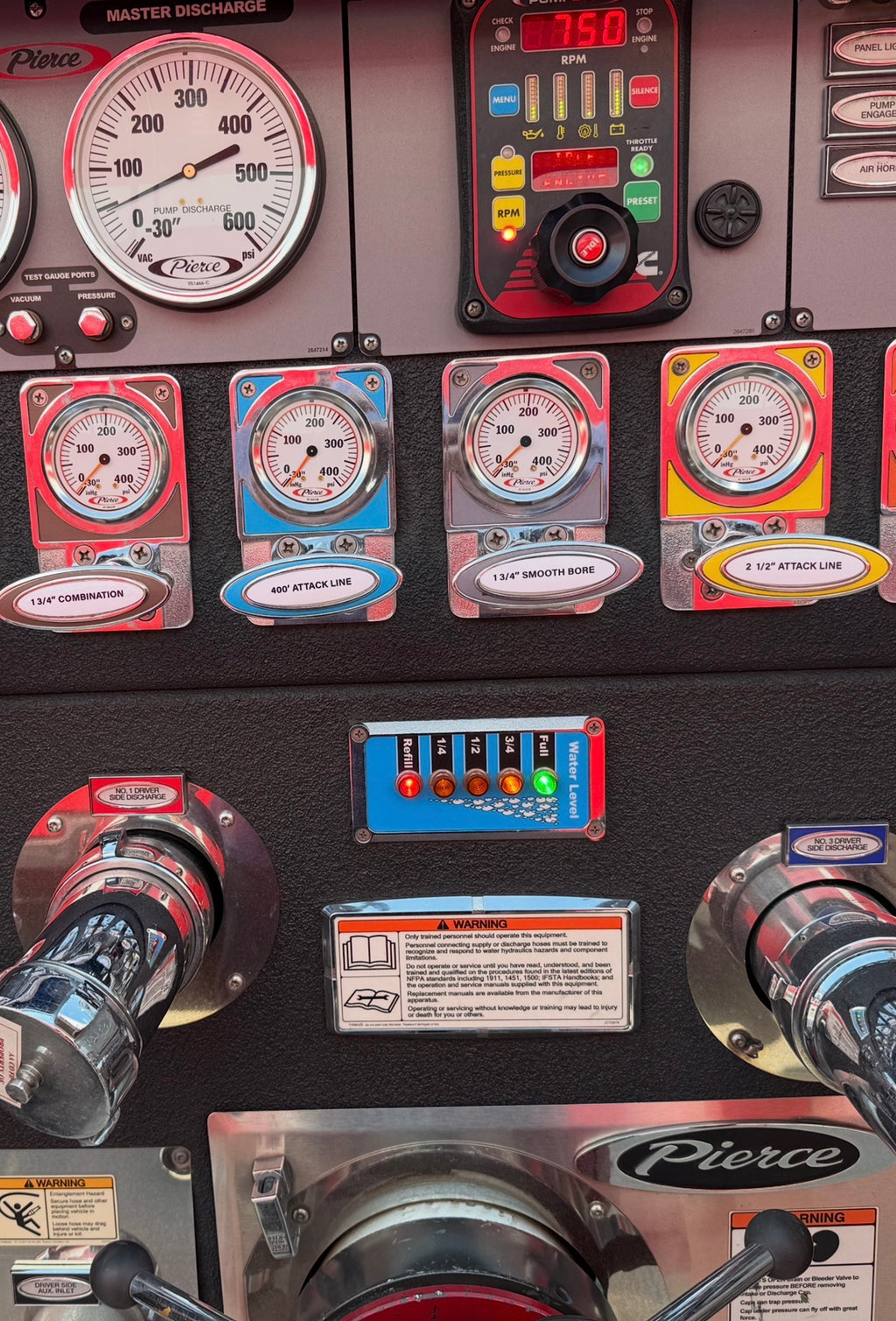 Pump Panel Line ID Stickers