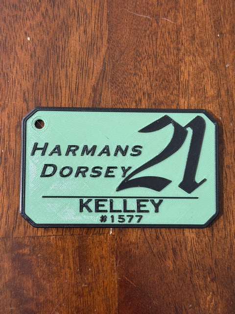 Custom Duty Bag Tags