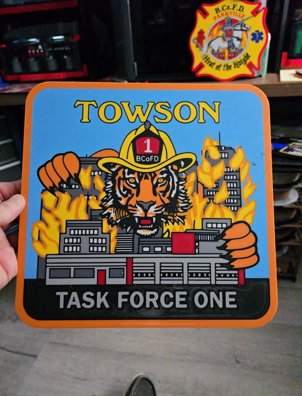 Custom 3D Printed Firehouse Wall Plaques