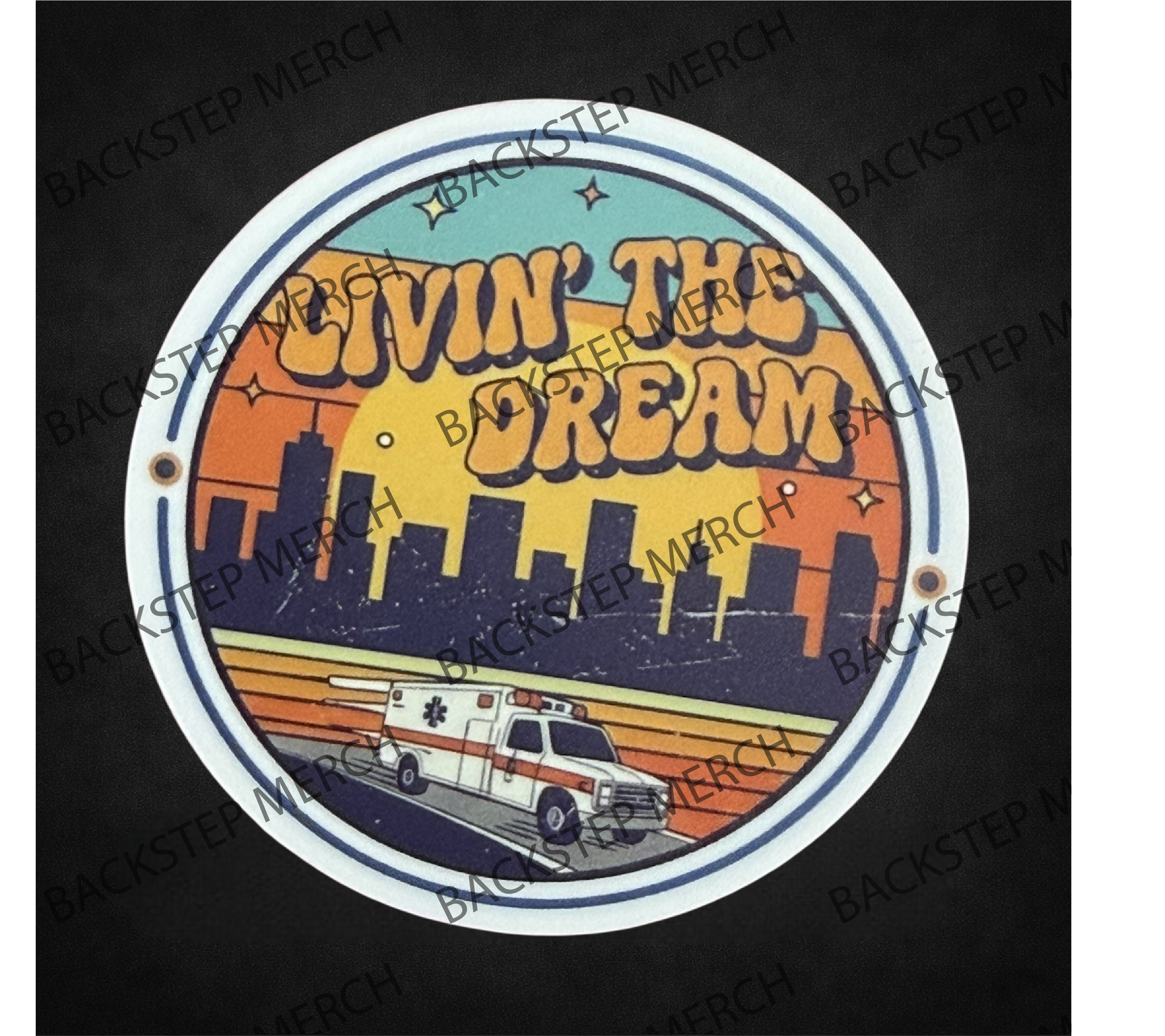 Livin’ the Dream 2.5" Sticker