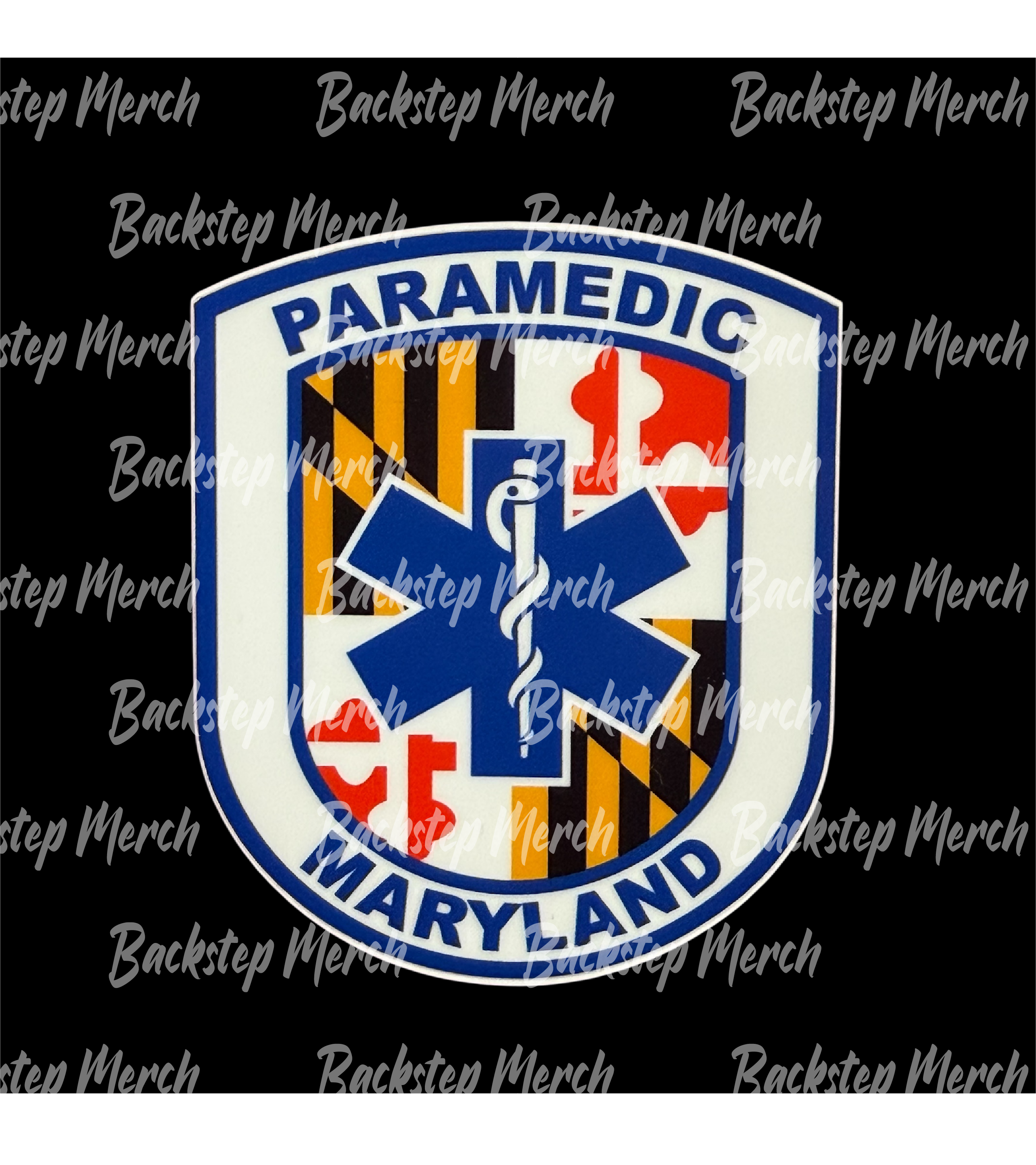 Maryland Paramedic Patch Sticker