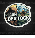 Recon and Destock 3"Sticker