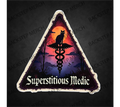 Superstitious Medic Sticker