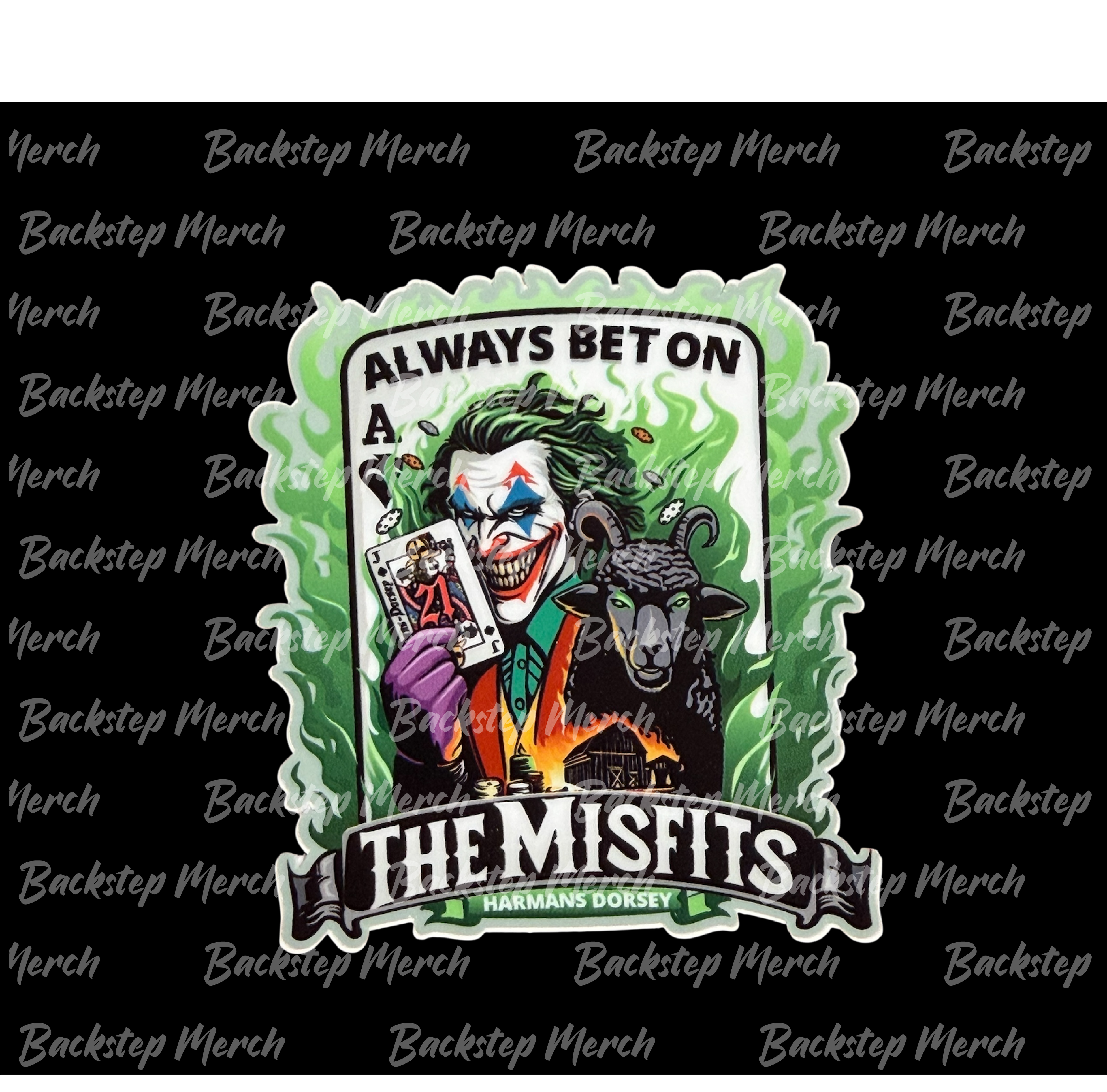Always Bet on the Misfits Sticker (2.5”)