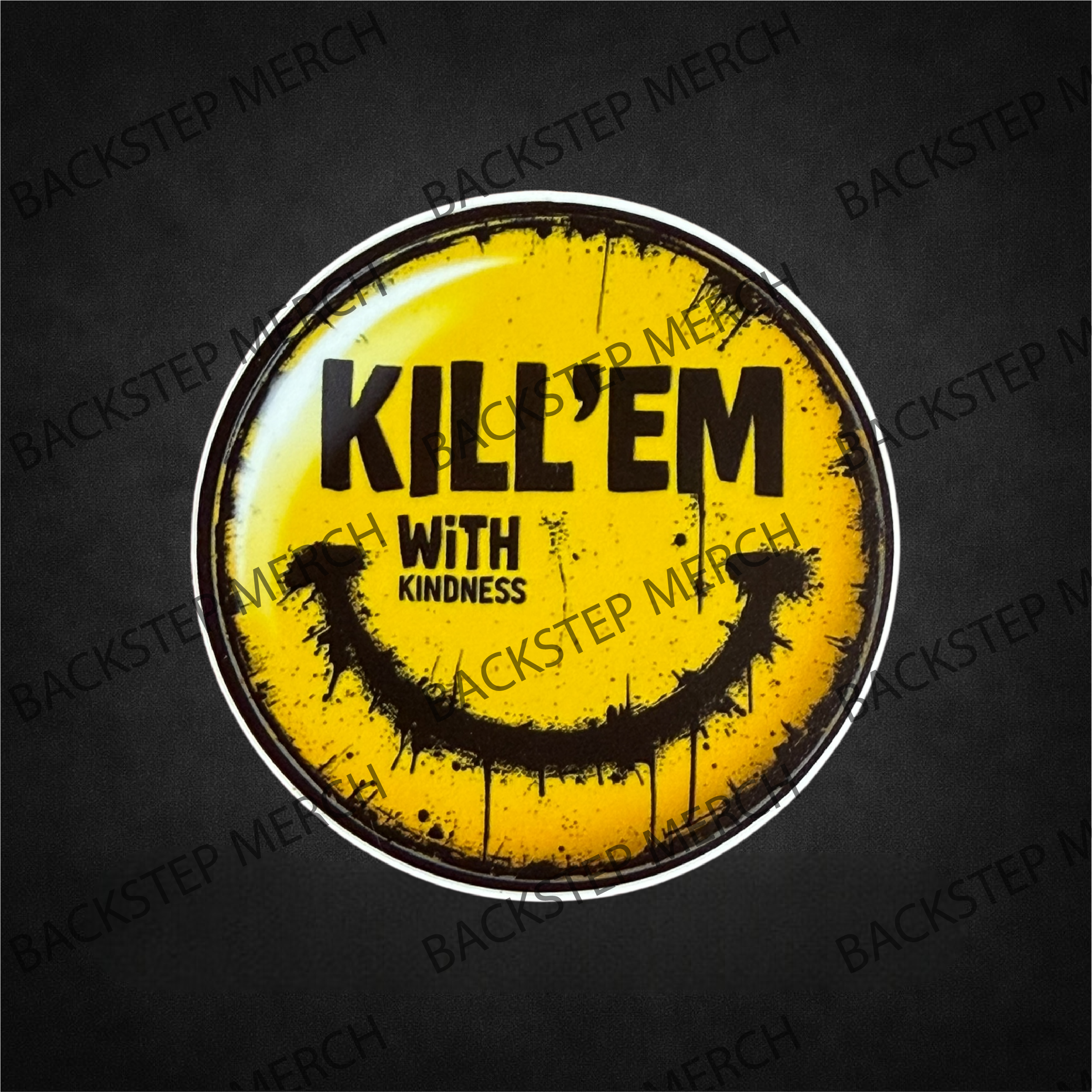 Kill ’Em With Kindness 3" Sticker