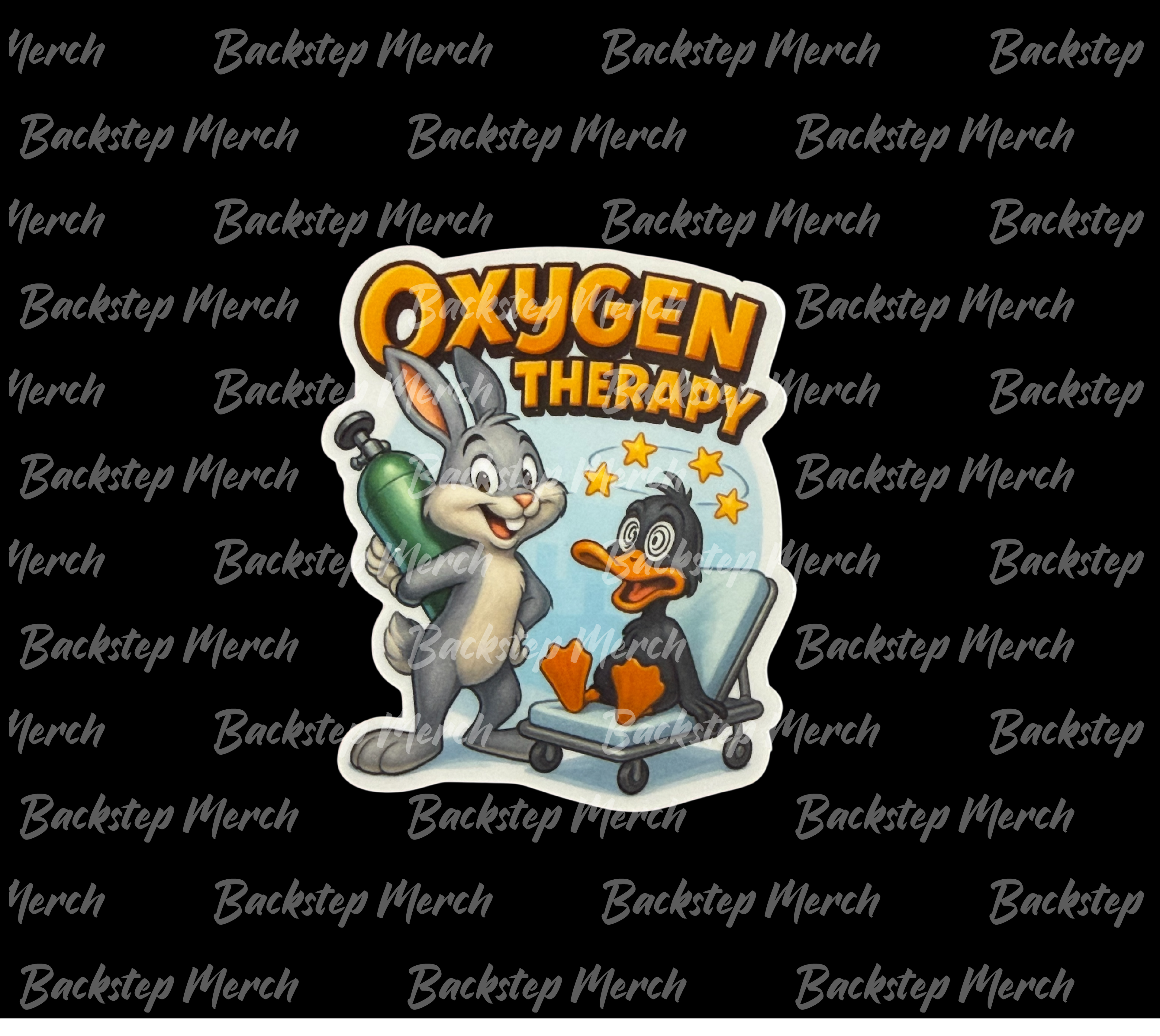 Oxygen Therapy Sticker (2.5”)