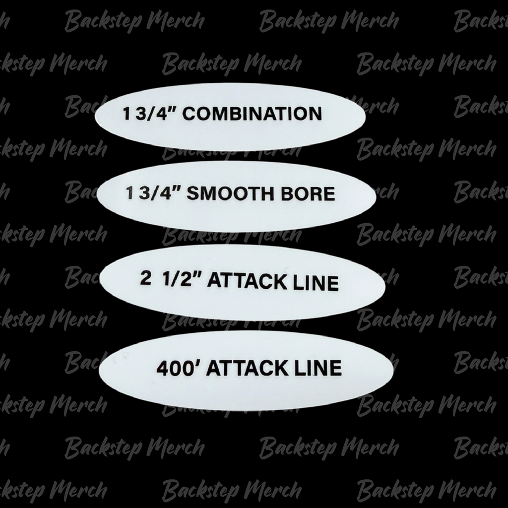 Pump Panel Line ID Stickers